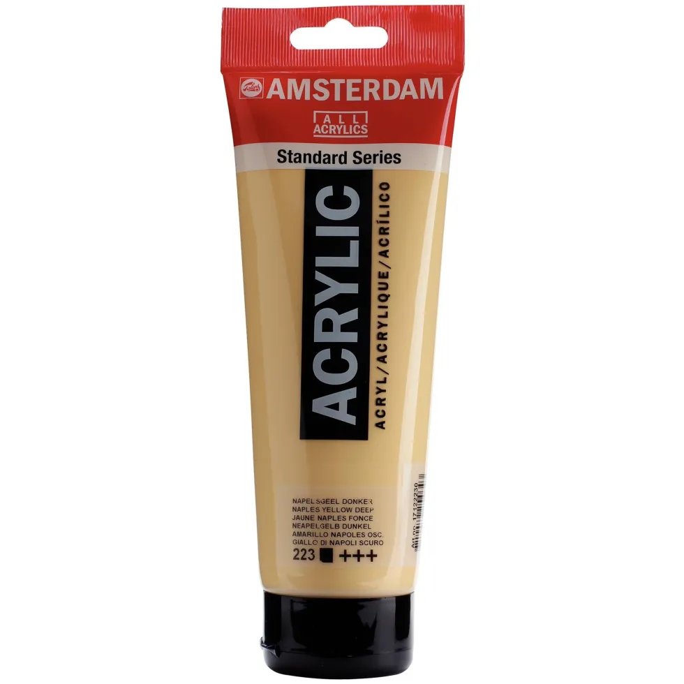 Farba akrylowa - Amsterdam - 223, Naples Yellow Deep, 250 ml