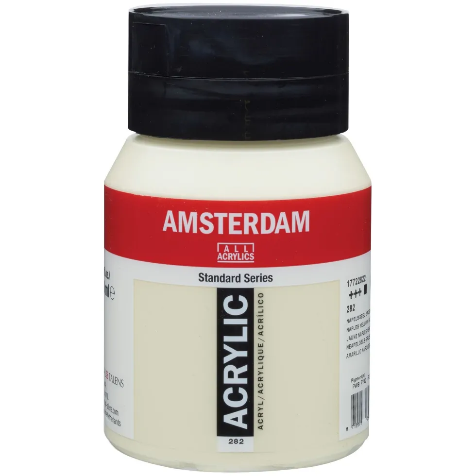 Farba akrylowa - Amsterdam - 282, Naples Yellow Green, 500 ml