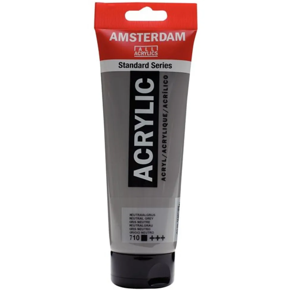 Farba akrylowa - Amsterdam - 710, Neutral Grey, 250 ml