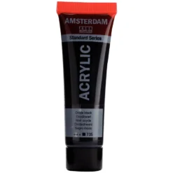 Farba akrylowa - Amsterdam - Oxide Black, 20 ml