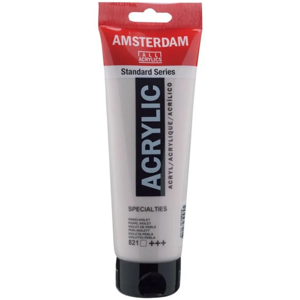 Farba akrylowa - Amsterdam - 821, Pearl Violet, 250 ml
