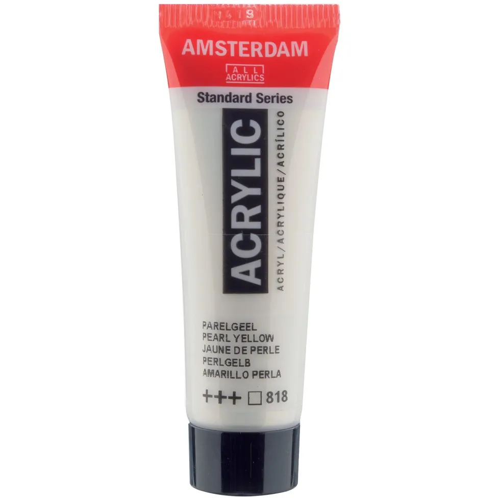 Farba akrylowa - Amsterdam - Pearl Yellow, 20 ml
