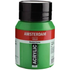 Farba akrylowa - Amsterdam - 618, Permanent Green Light, 500 ml