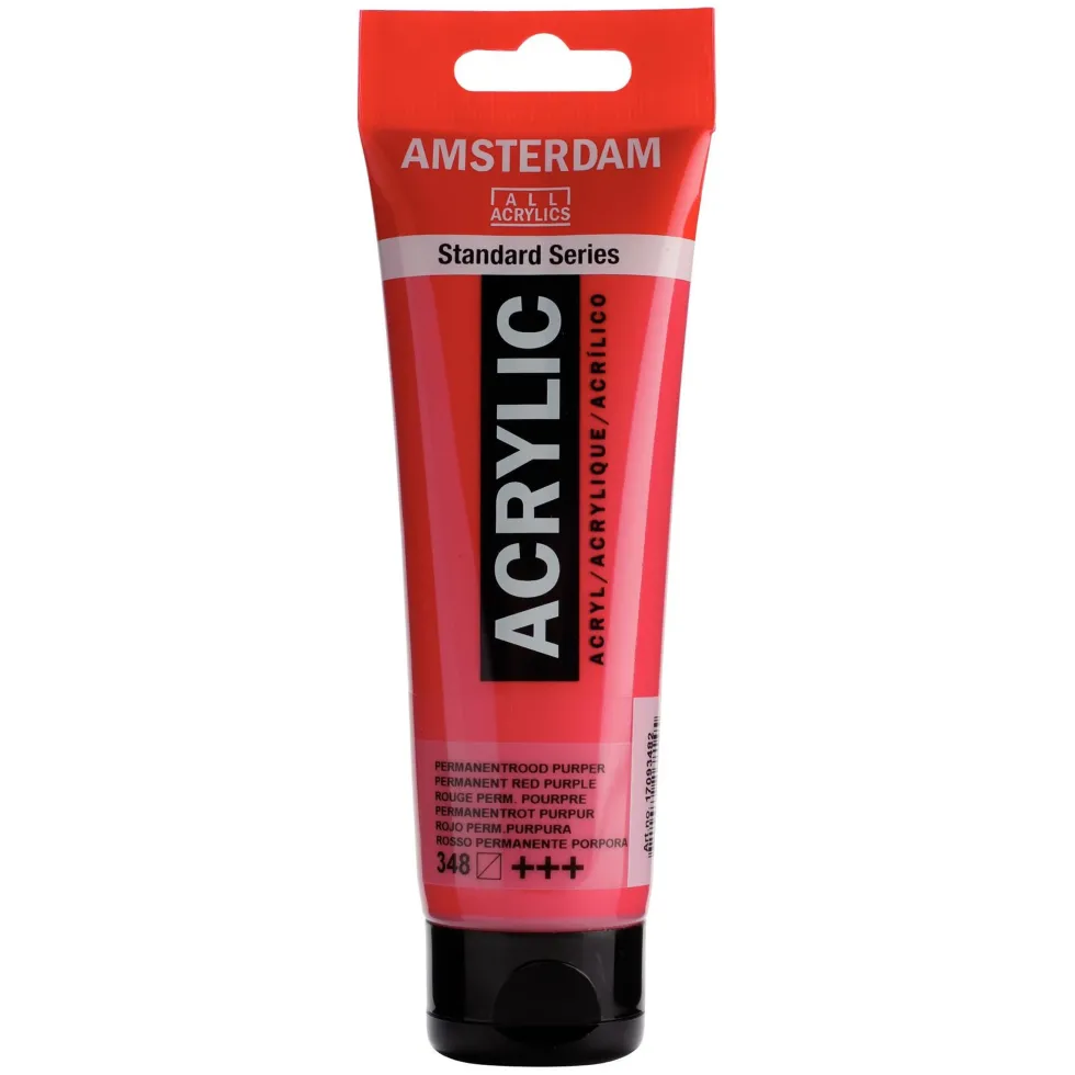 Farba akrylowa - Amsterdam - Permanent Red Purple, 120 ml