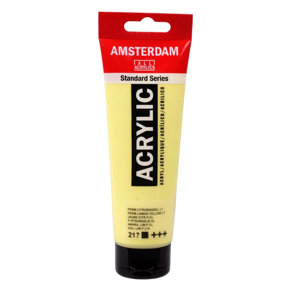 Farba akrylowa - Amsterdam - 217, Permanent Yellow Light, 120 ml