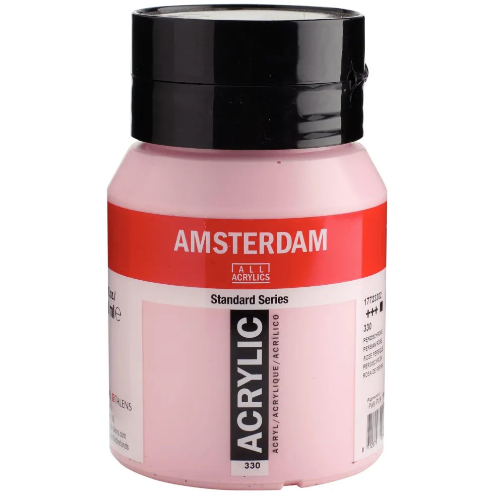 Farba akrylowa - Amsterdam - 330, Persian Rose, 500 ml