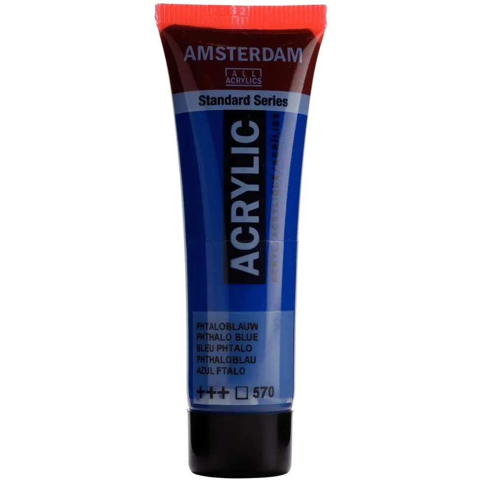 Farba akrylowa - Amsterdam - Phthalo Blue, 20 ml
