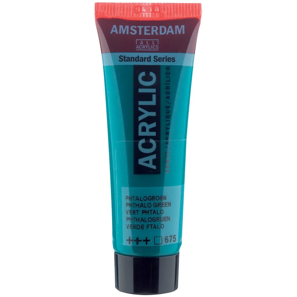 Farba akrylowa - Amsterdam - Phthalo Green, 20 ml