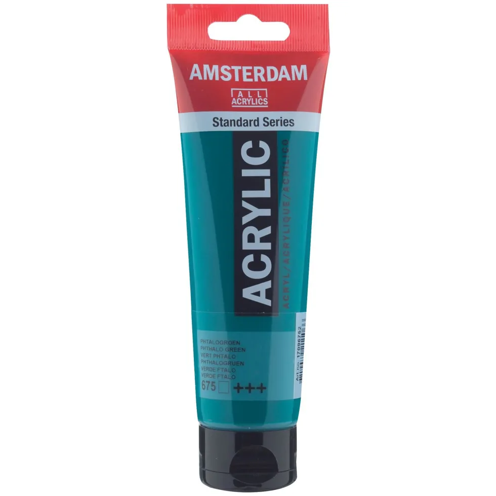 Farba akrylowa - Amsterdam - Phthalo Green, 120 ml