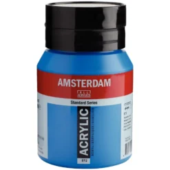 Farba akrylowa - Amsterdam - 572, Primary Cyan, 500 ml