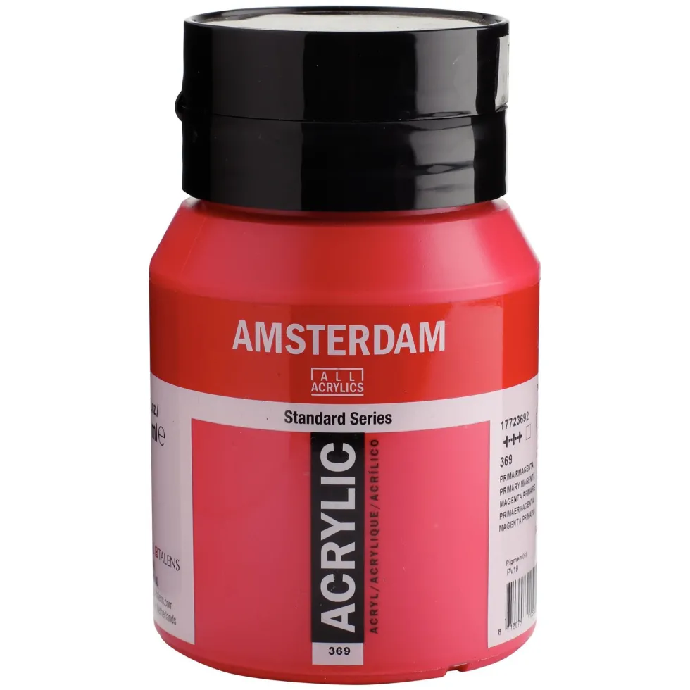 Farba akrylowa - Amsterdam - 369, Primary Magenta, 500 ml