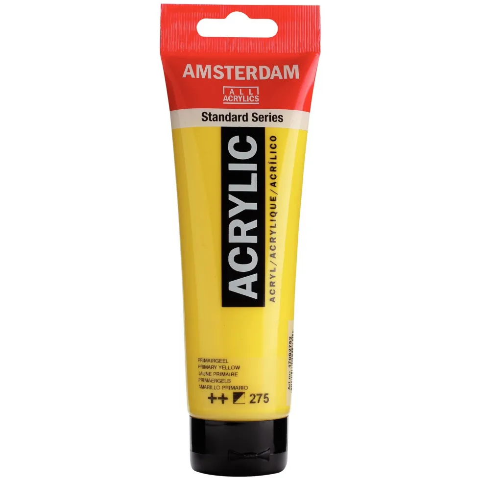 Farba akrylowa - Amsterdam - Primary Yellow, 120 ml