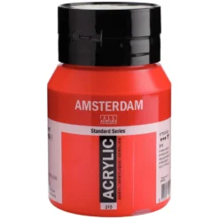 Farba akrylowa - Amsterdam - 315, Pyrrole Red, 500 ml