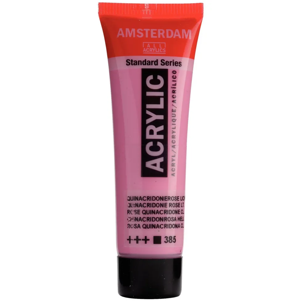 Farba akrylowa - Amsterdam - Quinacridone Rose Light, 20 ml