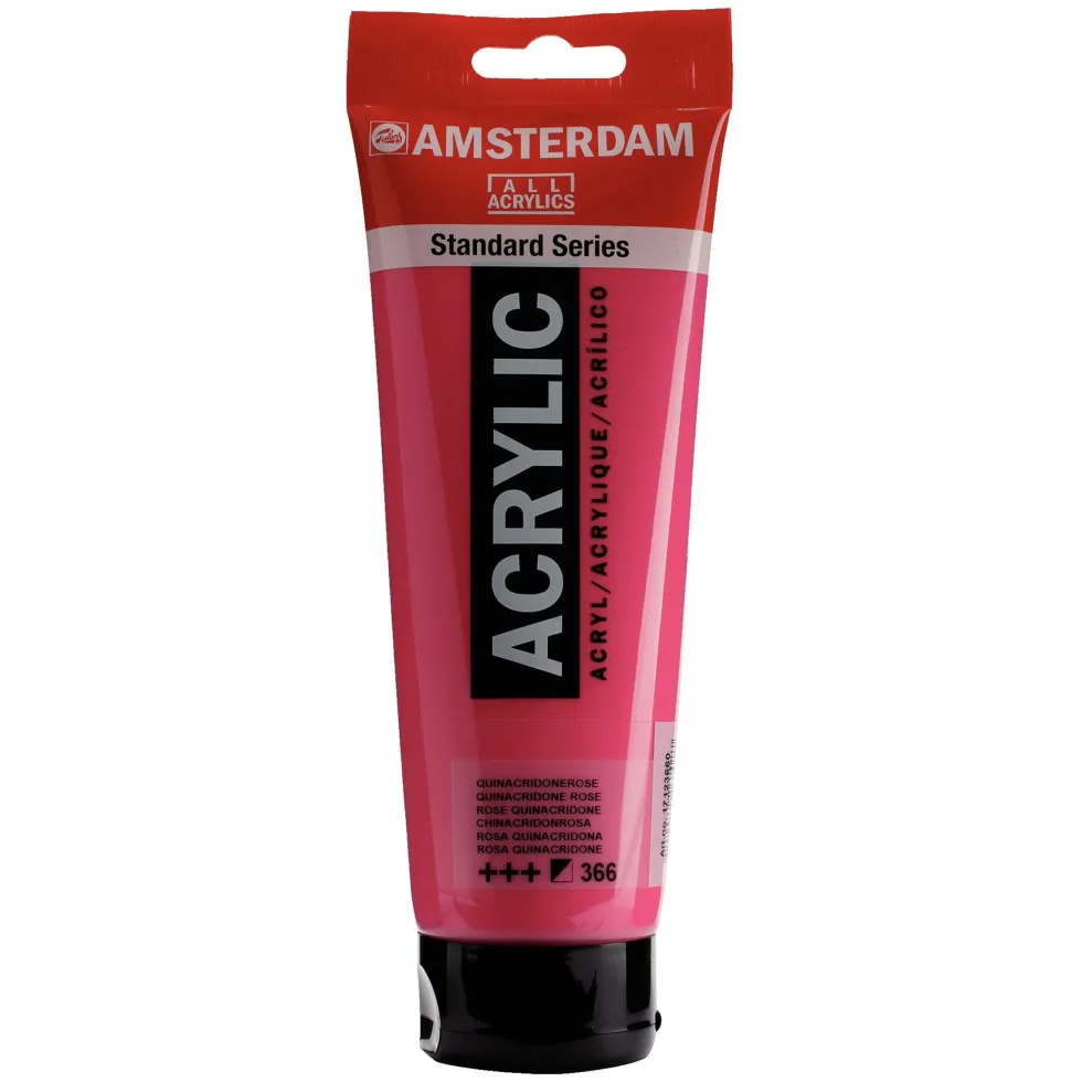 Farba akrylowa - Amsterdam - 366, Quinacridone Rose, 250 ml
