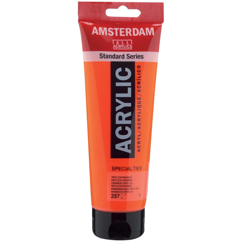 Farba akrylowa - Amsterdam - 257, Reflex Orange, 250 ml