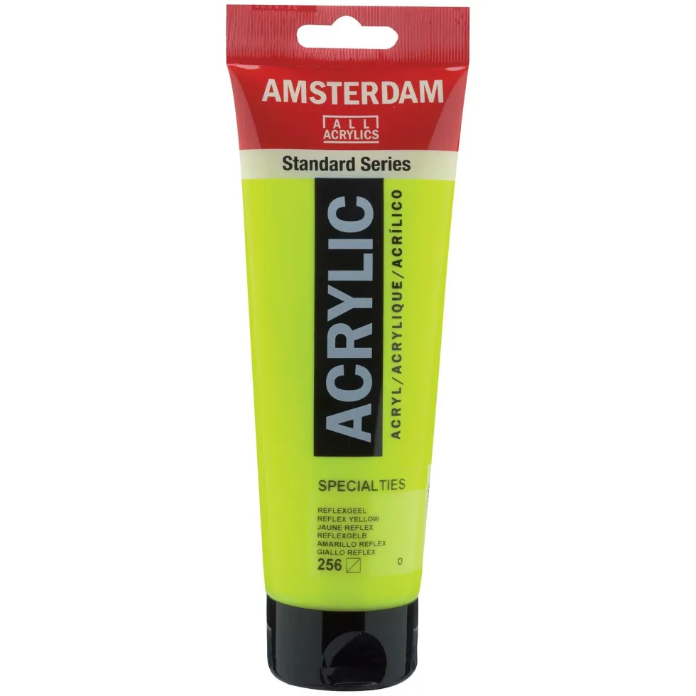 Farba akrylowa - Amsterdam - 256, Reflex Yellow, 250 ml