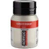 Farba akrylowa - Amsterdam - 800, Silver, 500 ml