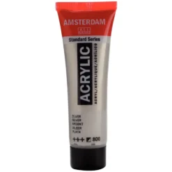 Farba akrylowa - Amsterdam - Silver, 20 ml