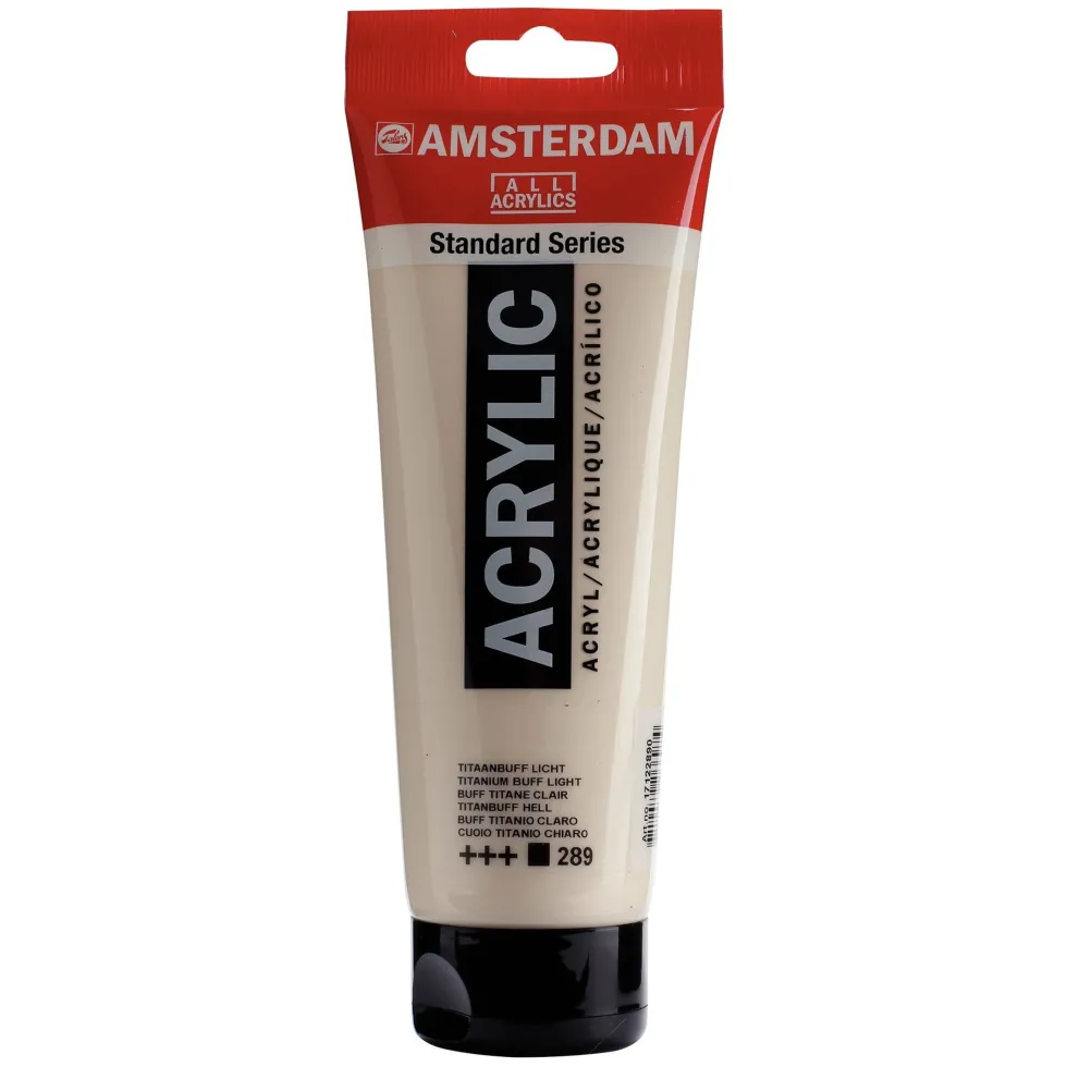 Farba akrylowa - Amsterdam - 289, Titanium Buff Light, 250 ml