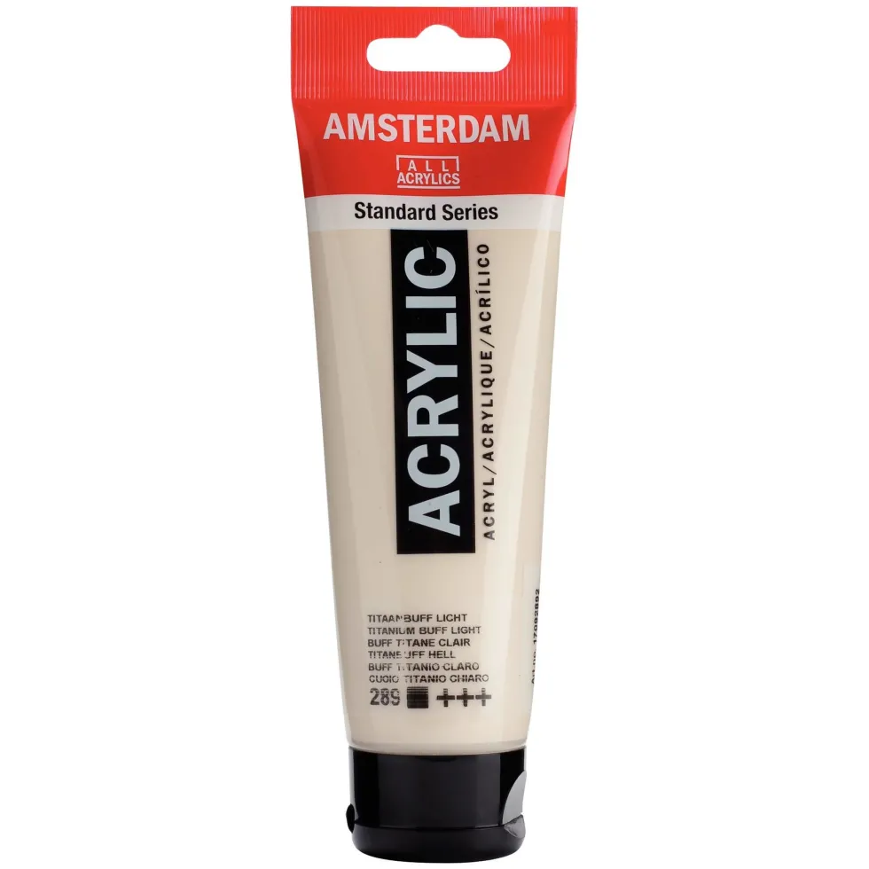 Farba akrylowa - Amsterdam - Titanium Buff Light, 120 ml