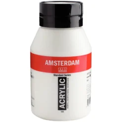 Farba akrylowa - Amsterdam - Titanium White, 1000 ml