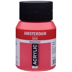 Farba akrylowa - Amsterdam - 317, Transparent Red Medium, 500 ml
