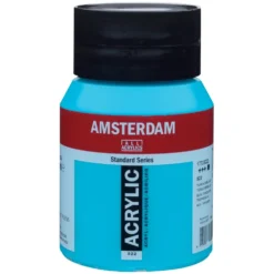 Farba akrylowa - Amsterdam - 522, Turquoise Blue, 500 ml