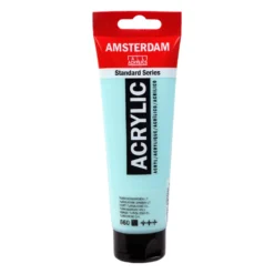 Farba akrylowa - Amsterdam - 660, Turquoise Green Light, 120 ml