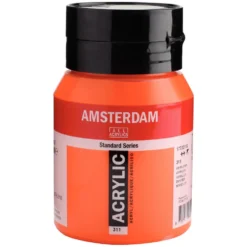 Farba akrylowa - Amsterdam - 311, Vermilion, 500 ml