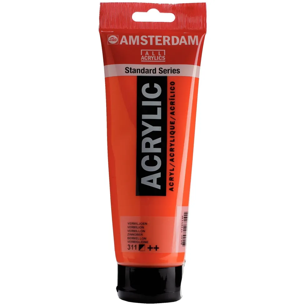 Farba akrylowa - Amsterdam - 311, Vermilion, 250 ml