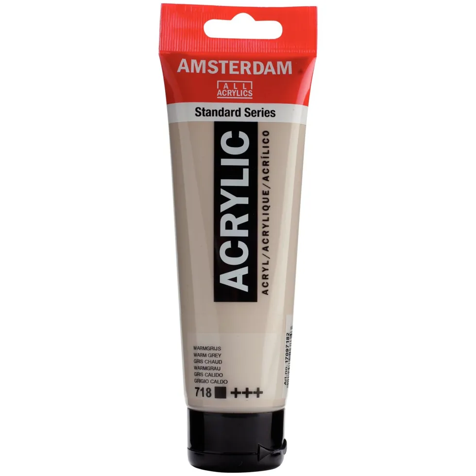 Farba akrylowa - Amsterdam - Warm Grey, 120 ml