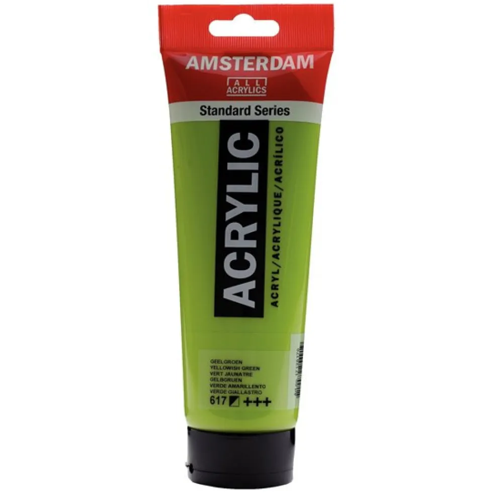 Farba akrylowa - Amsterdam - 617, Yellowish Green, 250 ml
