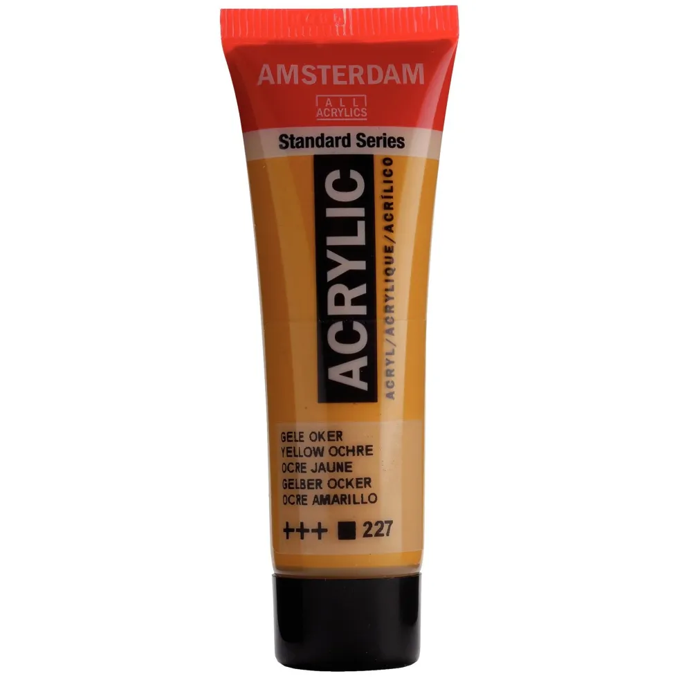 Farba akrylowa - Amsterdam - Yellow Ochre, 20 ml