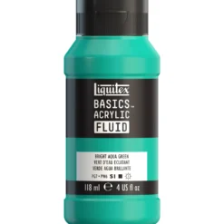 Farba akrylowa Basics Acrylic Fluid - Liquitex - 660, Bright Aqua Green, 118 ml