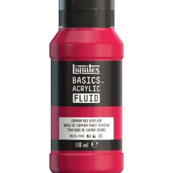 Farba akrylowa Basics Acrylic Fluid - Liquitex - 311, Cadmium Red Deep Hue, 118 ml