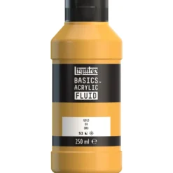Farba akrylowa Basics Acrylic Fluid - Liquitex - 051, Gold, 250 ml