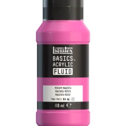 Farba akrylowa Basics Acrylic Fluid - Liquitex - 500, Medium Magenta, 118 ml