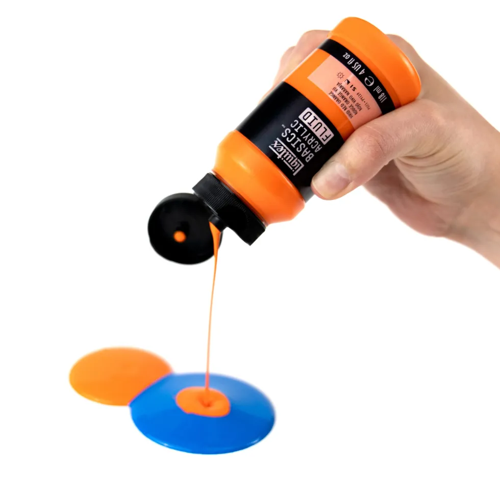Farba akrylowa Basics Acrylic Fluid - Liquitex - 420, Primary Blue, 118 ml