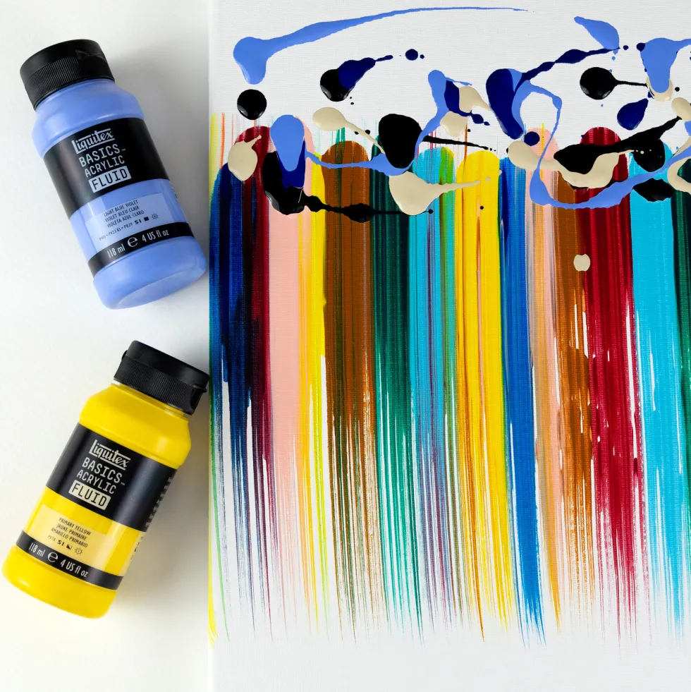 Farba akrylowa Basics Acrylic Fluid - Liquitex - 330, Raw Sienna, 118 ml