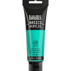 Farba akrylowa Basics Acrylic - Liquitex - 660, Bright Aqua Green, 118 ml