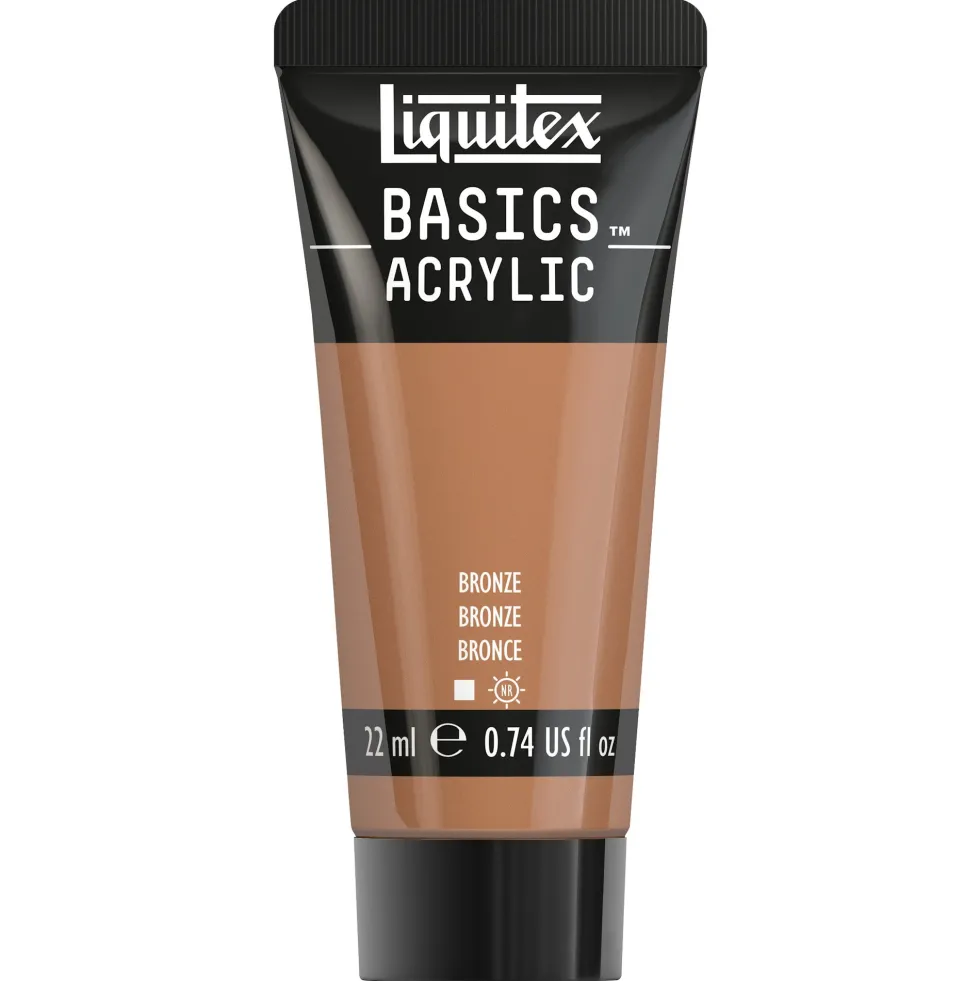 Farba akrylowa Basics Acrylic - Liquitex - 054, Bronze, 22 ml