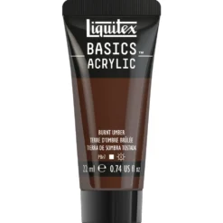 Farba akrylowa Basics Acrylic - Liquitex - 128, Burnt Umber, 22 ml