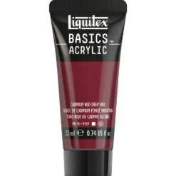 Farba akrylowa Basics Acrylic - Liquitex - 311, Cadmium Red Deep Hue, 22 ml