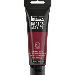 Farba akrylowa Basics Acrylic - Liquitex - 311, Cadmium Red Deep Hue, 118 ml