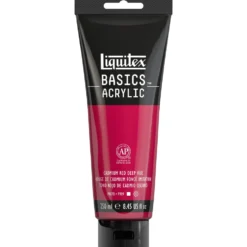 Farba akrylowa Basics Acrylic - Liquitex - Cadmium Red Deep, 250 ml