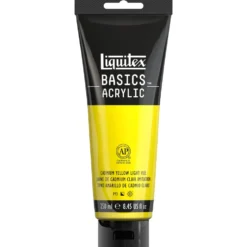 Farba akrylowa Basics Acrylic - Liquitex - Cadmium Yellow Light Hue, 250 ml