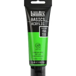 Farba akrylowa Basics Acrylic - Liquitex - 985, Fluorescent Green, 118 ml