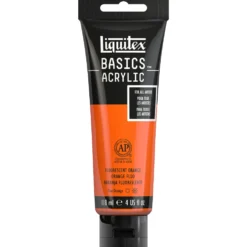 Farba akrylowa Basics Acrylic - Liquitex - 982, Fluorescent Orange, 118 ml