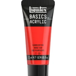 Farba akrylowa Basics Acrylic - Liquitex - 983, Fluorescent Red, 22 ml